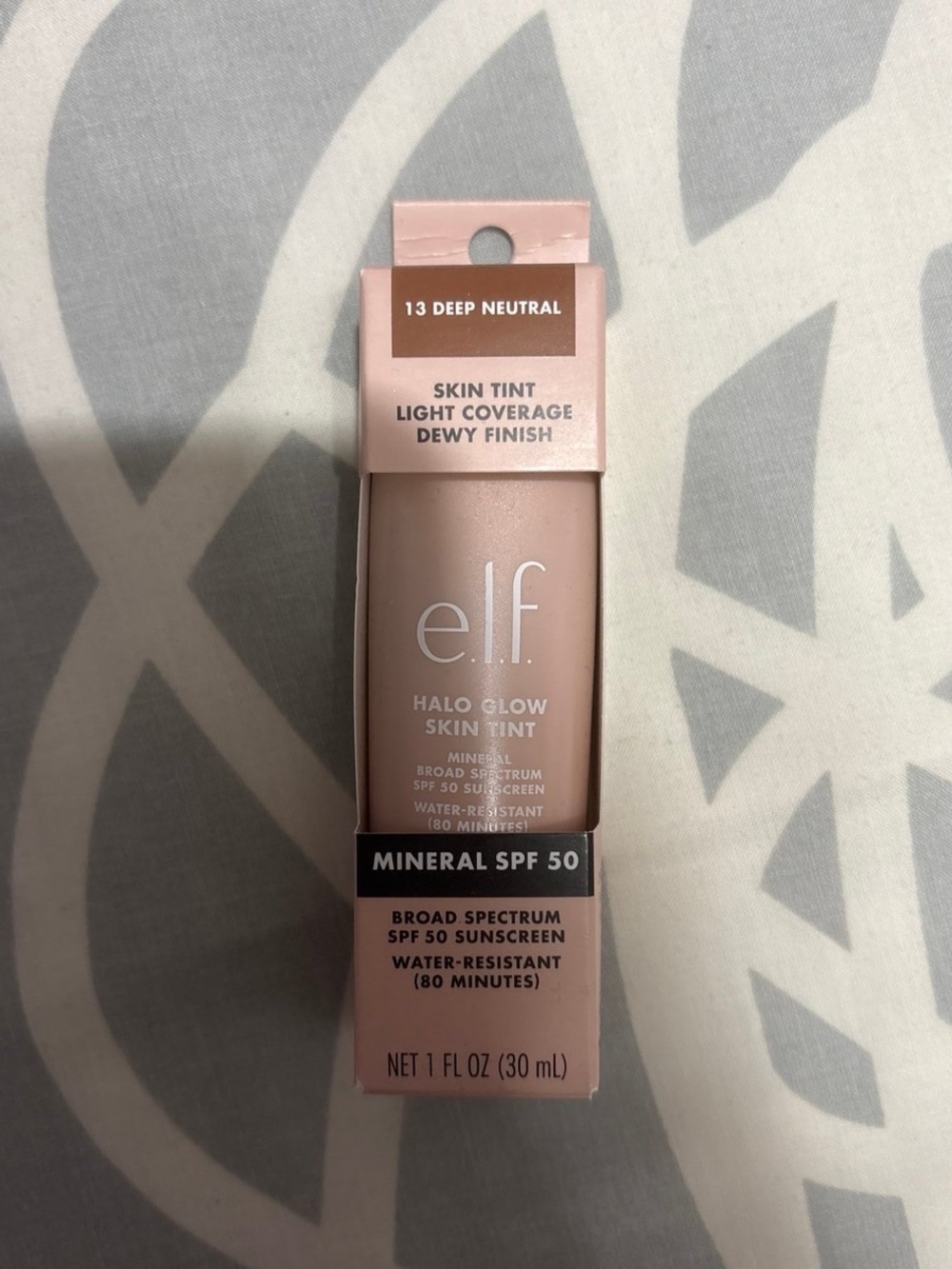 e.l.f. Halo Glow Skin Tint Mineral SPF 50 - Shade Deep Neutral